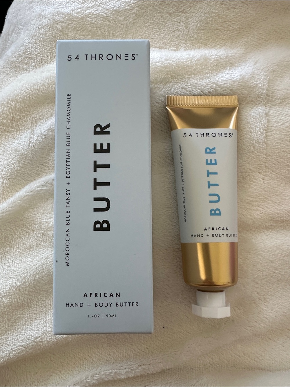 54 Thrones Moroccan Blue Tansy +Egyptian Blue Chamomile hand and body Butter